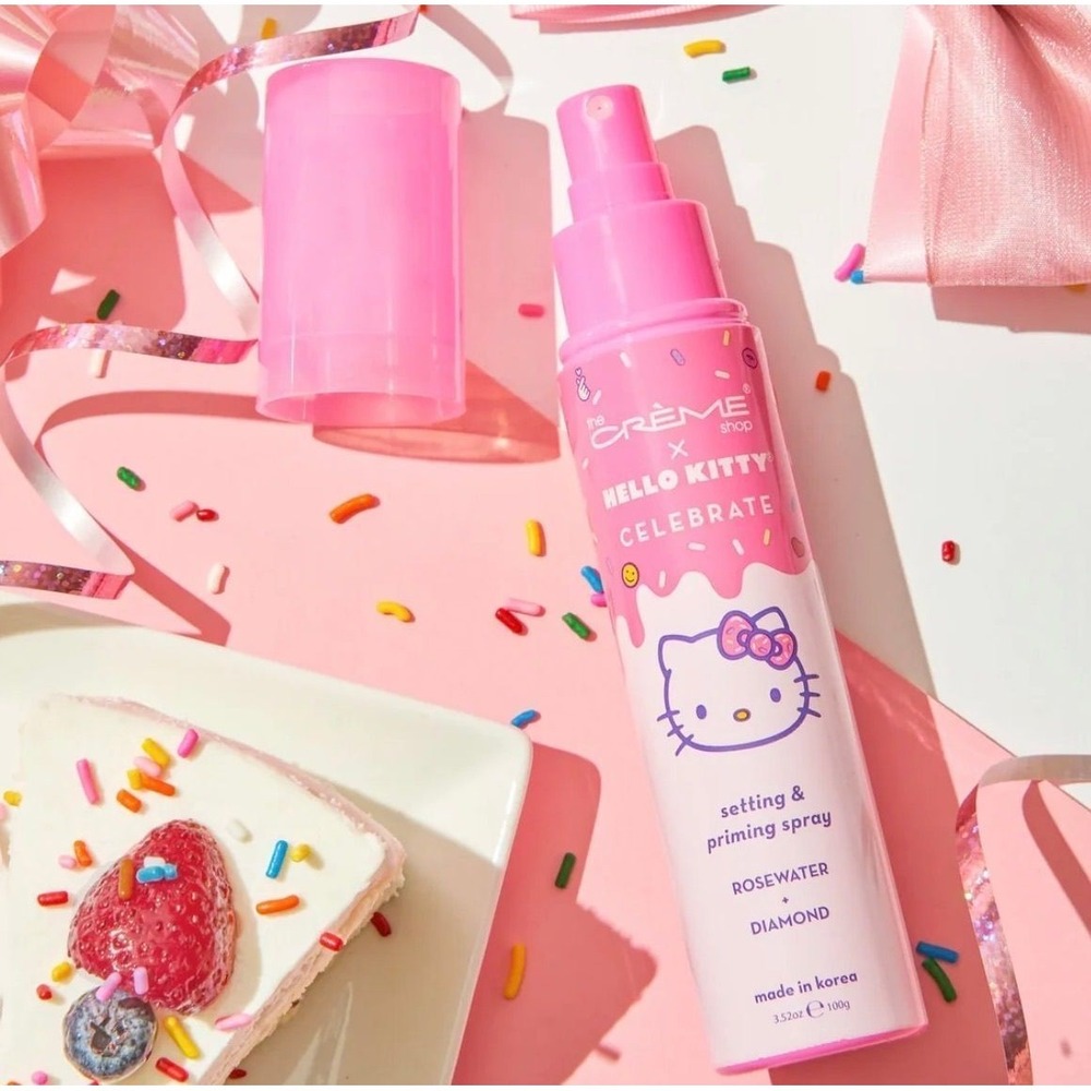 Hello Kitty Celebrate Setting & Priming Spray - Rose Water + Diamond